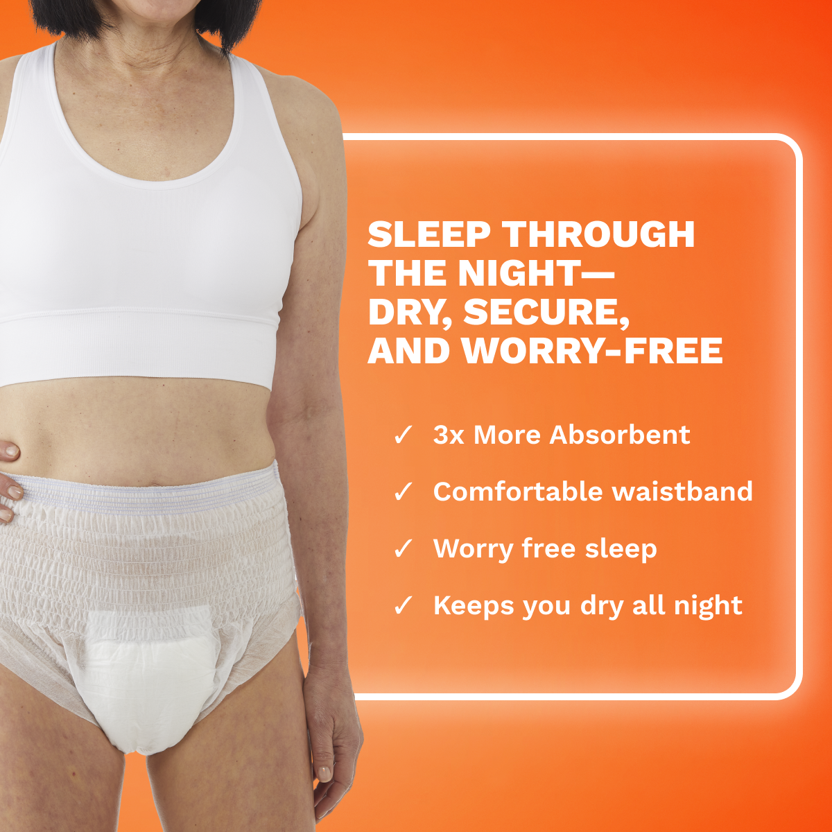 Security Plus Overnight Underwear