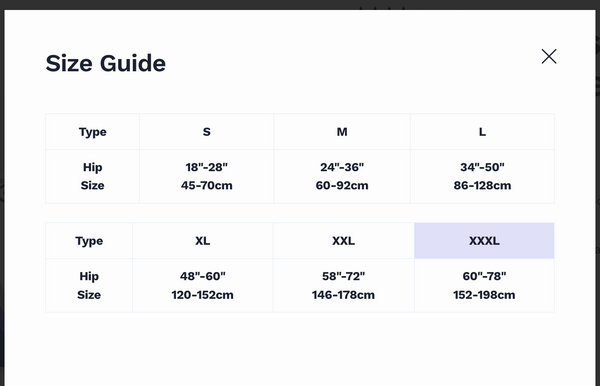 Size Guide
