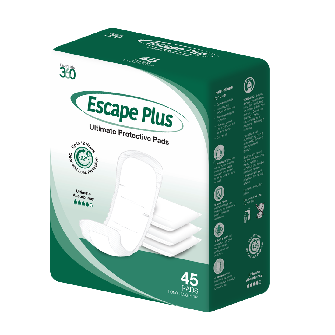 Escape Plus Protective Pads – Essentials 360